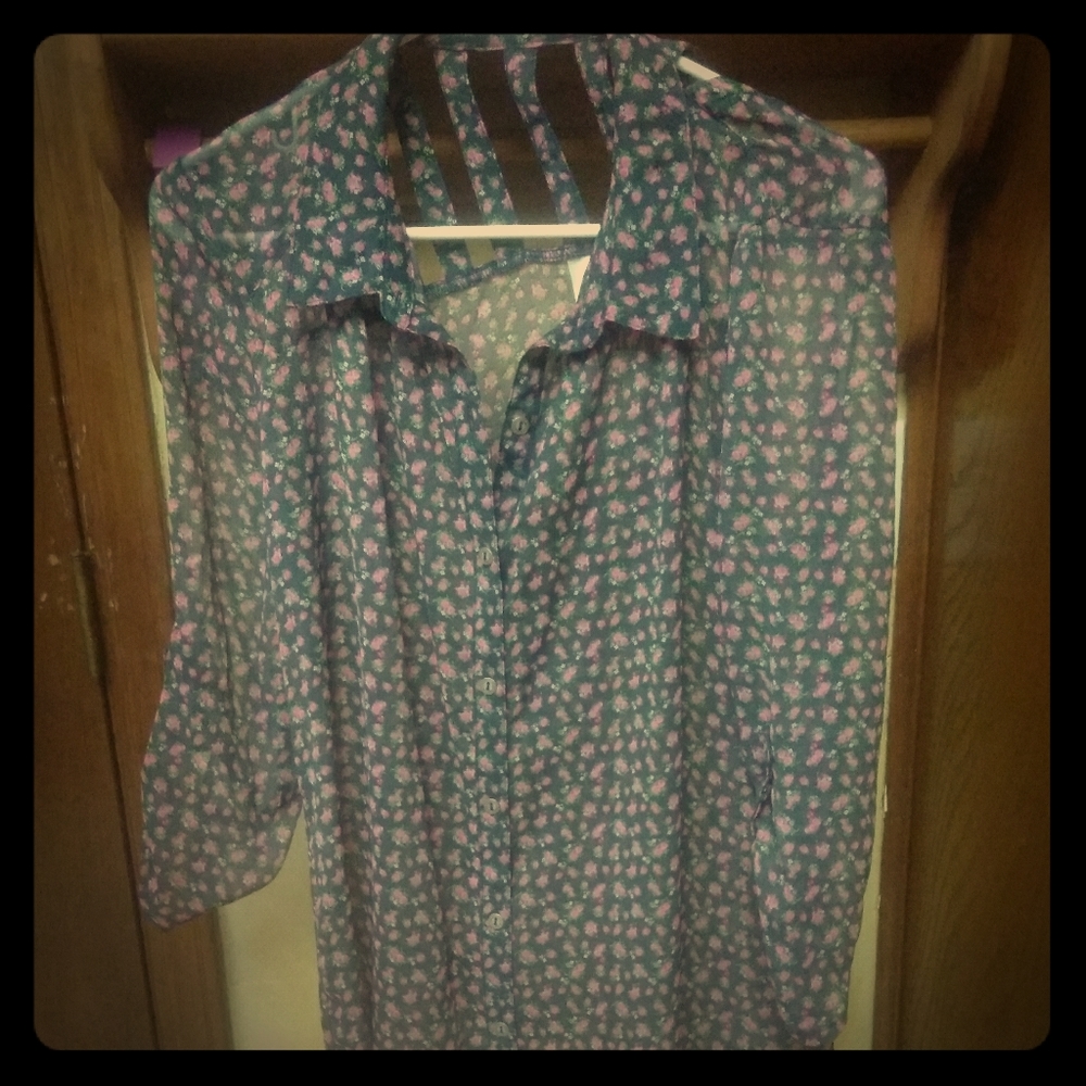 Sheer blouse